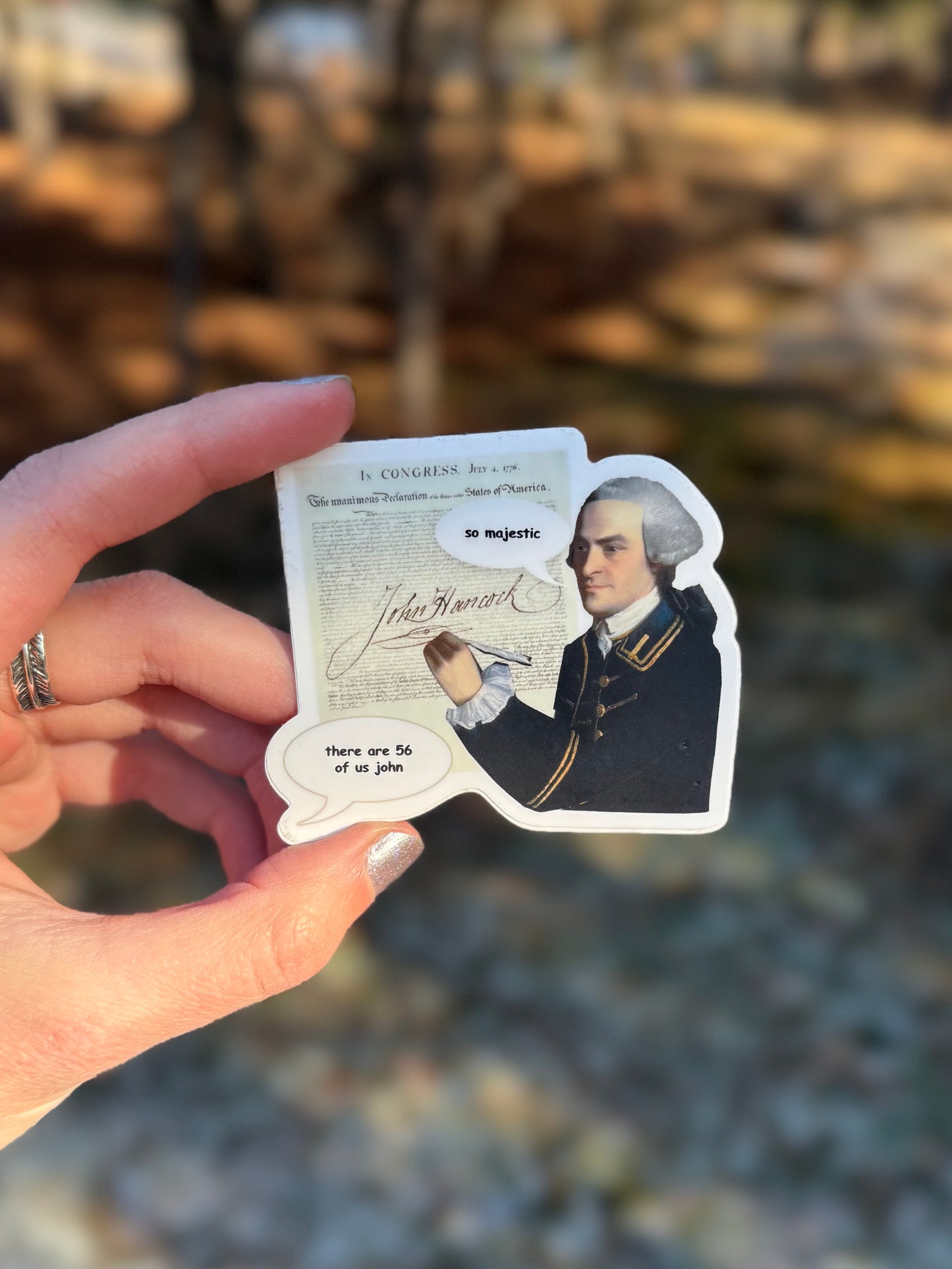 John Hancock Signature Sticker