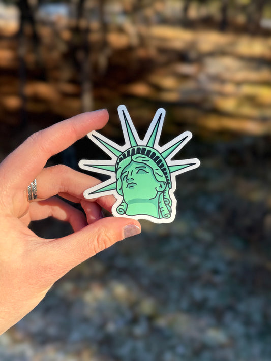 Lady Liberty Sticker
