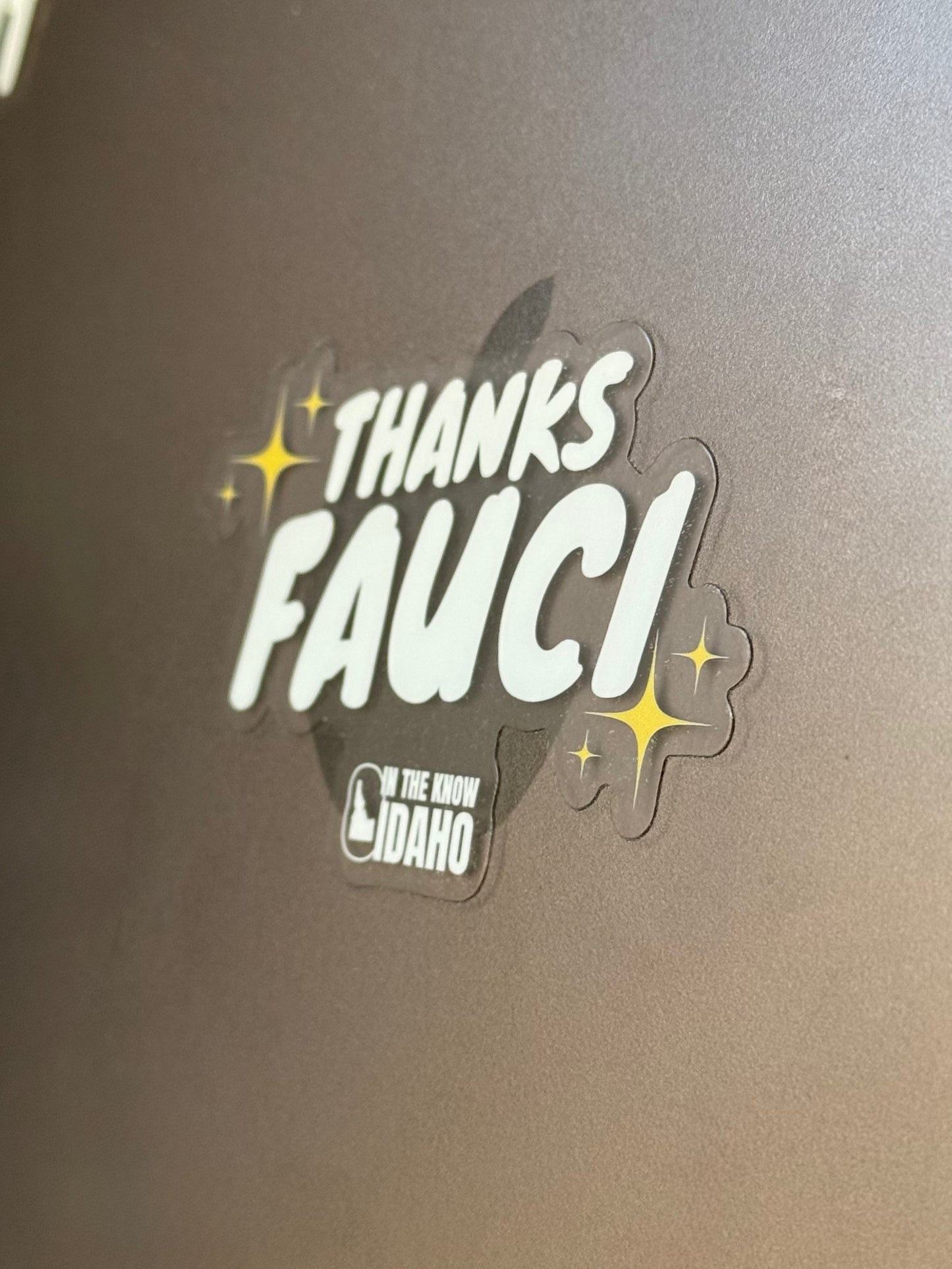 'Thanks Fauci' Sticker