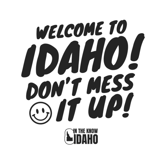 'Welcome to Idaho' Sticker